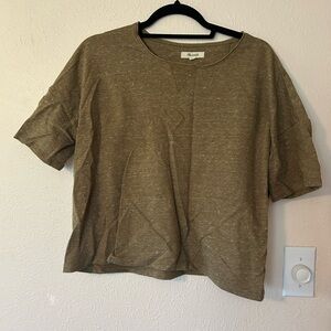 Madewell Olive Short Sleeve Tee